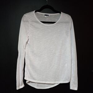 Skull Elbow Patch Long Sleeve Shirt